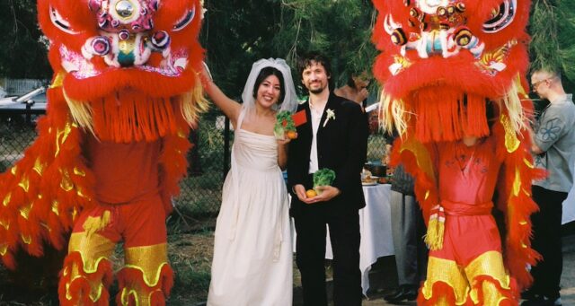 Oysters, lion dancers and a Chinese tea ceremony at the wedding of sexologist Sarah Lorrimar