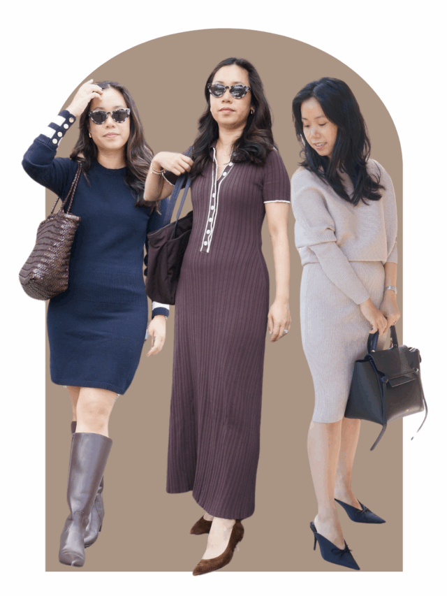 These Cosy-Chic Knit Dresses Basically Style Themselves