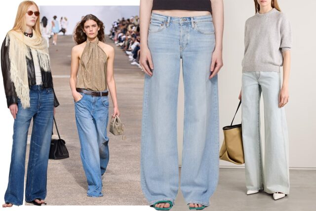 wide leg jeans