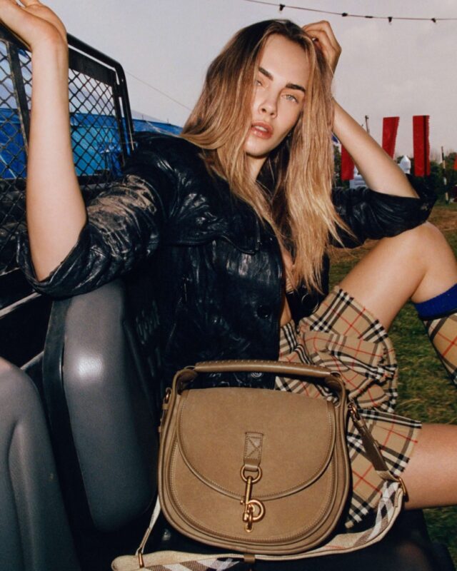 Behind the scenes with Burberry, Cara Delevingne shares her festival essentials